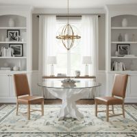 Handcrafted Wood Table Base: Some lifestyle images are created with AI for visualization purposes. Crafted from natural solid wood, each piece is unique and will vary.
