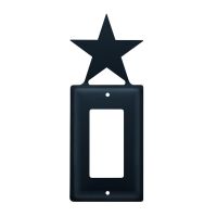 Wrought Iron Star Single GFI Cover
