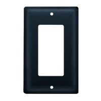 Wrought Iron Plain Single GFI Cover