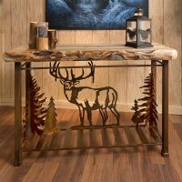 Light Aspen Top on Elk Sofa Table
