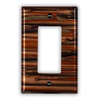 Enchantment Horizontal 1 Rocker/GFI Copper Switch Plate