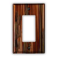 Enchantment Vertical 1 Rocker/GFI Copper Switch Plate