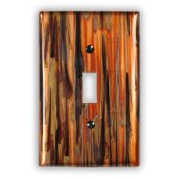 Enchantment Vertical 1 Toggle Copper Switch Plate