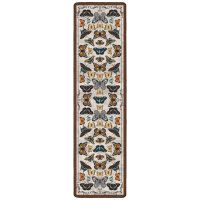 English Collector Cabinet Runner Rug - Butterfly Multi
