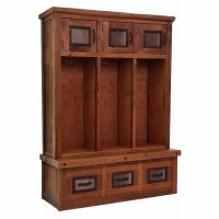 Adventure Mountain Barn Wood Entry Locker Unit