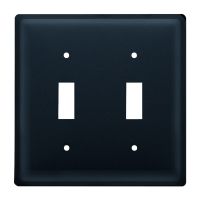 Wrought Iron Plain Double Switch Cover