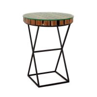 Organic Chic Round Branch Side Table
