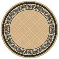 Evergreen Area Rug - Light Maize