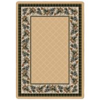 Evergreen Area Rug - Light Maize