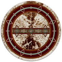 Fire Hide Area Rug