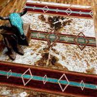 Fire Hide Rug