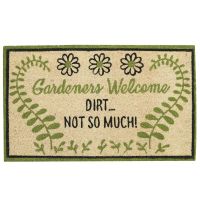 Glorious Gardener Rustic Welcome Mat