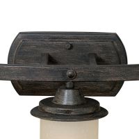 Halifax 3-Light Black Walnut Vanity Light