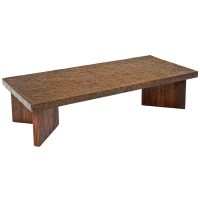 Hand Hammered Metal Cocktail Table
