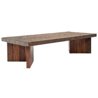 Hand Hammered Metal Cocktail Table