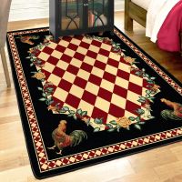 High Country Rooster Rug - Natural