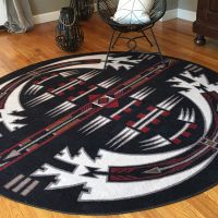 Horse Thieves Rug - Black