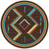 Hour Glass Rug - Bright