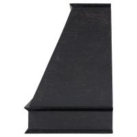 38" Euro Glazed Black Hammered Copper 1250 CFM Wall Mounted Range Hood