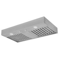 38" Euro Glazed White Hammered Copper 735 CFM Wall Mounted Range Hood