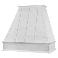 38" Euro Glazed White Hammered Copper 735 CFM Wall Mounted Range Hood