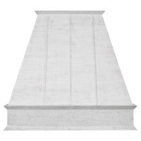 38" Euro Glazed White Hammered Copper 1250 CFM Wall Mounted Range Hood