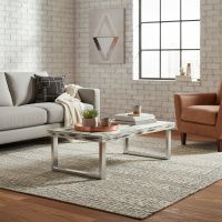 Industrial Chic Coffee Table: Some lifestyle images are created with AI for visualization purposes. Crafted from natural solid wood, each piece is unique and will vary.