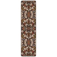 Infinity Oak Runner Rug - Brown