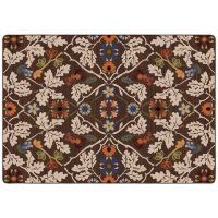 Infinity Oak Entry Rug - Brown
