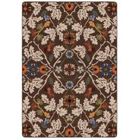 Infinity Oak Area Rug - Brown