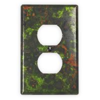 Irish Moss 1 Outlet Copper Switch Plate