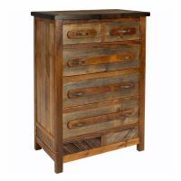 Jackson Hole 5 Drawer Barn Wood Chest
