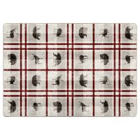 Rio Vista Entry Rug - Red Stripe