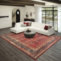 Jericho Series VII Rug - Scarlet