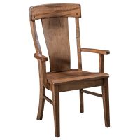 Lacombe Ravine Double Bent Barrel Dining Arm Chair