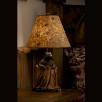 Bear in Stump Table Lamp