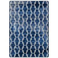 Lattice Blue Rug