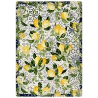 Lemon Bloom Area Rug - Fresh Citrus
