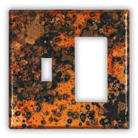 Leopard 1 Toggle 1 Rocker/GFI Copper Switch Plate