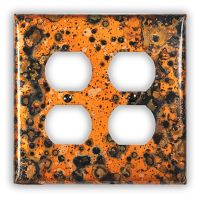 Leopard 2 Outlet Copper Switch Plate