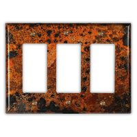 Leopard 3 Rocker/GFI Copper Switch Plate