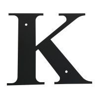 Wrought Iron House Letter K