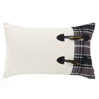 Toss Pillow with Toggle Buttons