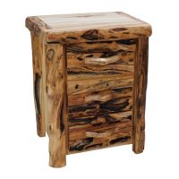 Log Front-24inch-Natural Panel-Gnarly Log