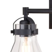 Mason 2-Light Charcoal Black Vanity Light