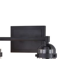 Mason 2-Light Charcoal Black Vanity Light