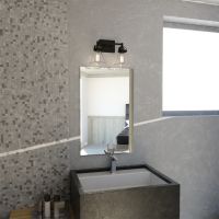 Mason 2-Light Charcoal Black Vanity Light