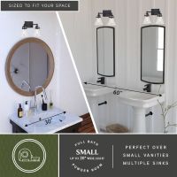 Mason 2-Light Charcoal Black Vanity Light