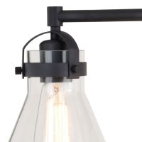 Mason 3-Light Charcoal Black Vanity Light