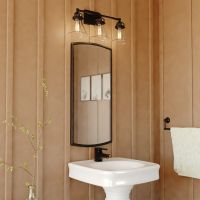 Mason 3-Light Charcoal Black Vanity Light